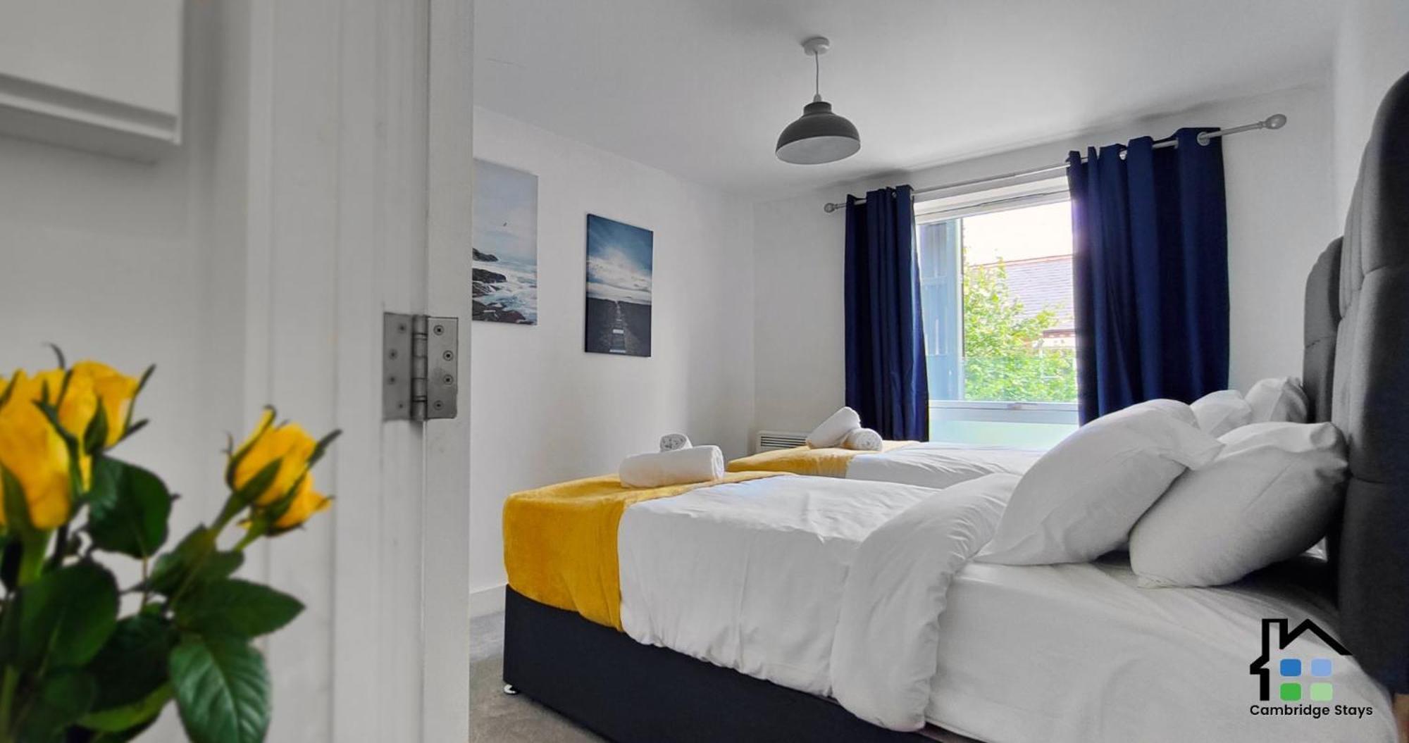 Cambridge Stays Riverside Apart Hotel With 2Br Flats At The City Centre-Parking-Balcony מראה חיצוני תמונה